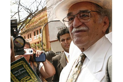 El escritor y premio Nobel de Literatura, Gabriel García Márquez