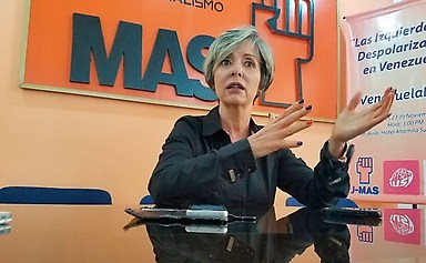 María Verdeal, vicepresidenta del MAS