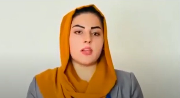 la periodista afgana,  Shabnam Dawran