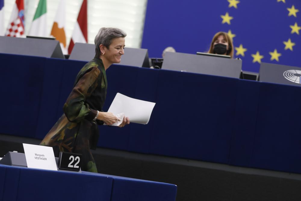 La comisaria europea para la Era Digital, Margrethe Vestager