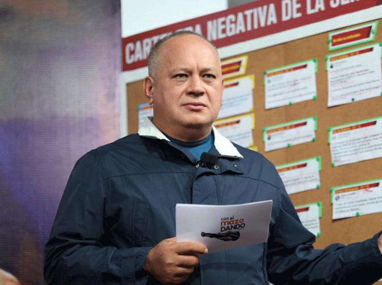 El diputado Diosdado Cabello Rondón.