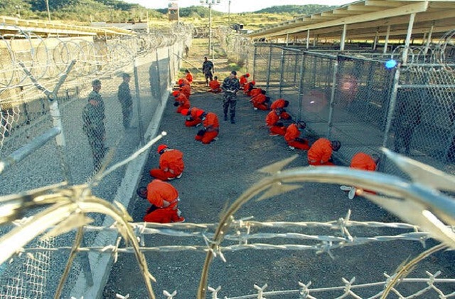 Base de Guantánamo, en territorio usurpado a Cuba, convertida en cárcel ilegal de los EE.UU