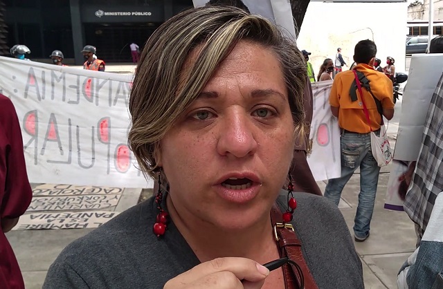Zuleika Matamoros, de la coordinación de Marea Socialista