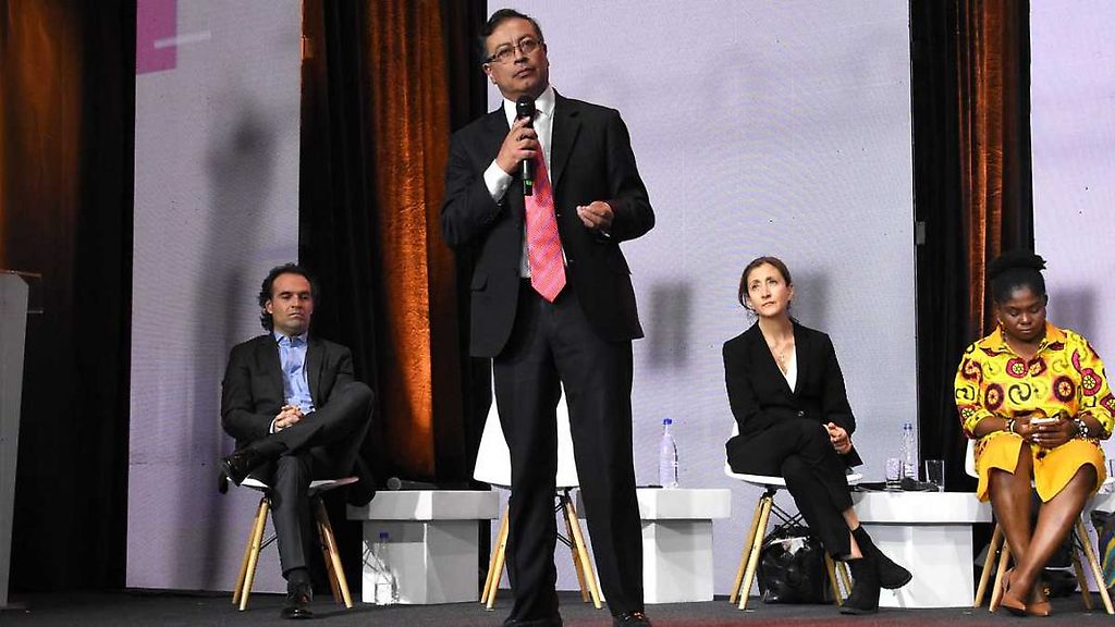 Gustavo Petro, candidato presidencial en Colombia