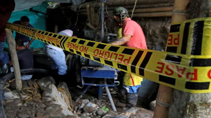 Cinco trabajadores mueren tras explosión en una mina en Colombia