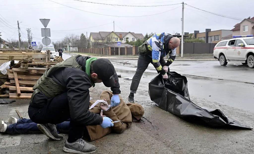Decenas de civiles fueron asesinados en Bucha, Ucrania