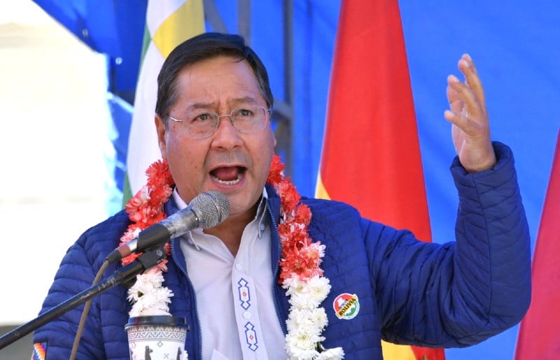 Presidente de Bolivia, Luis Arce.