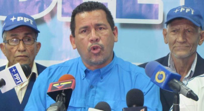 William Rodríguez, integrante de la Dirección Nacional del partido Patria Para Todos (PPT)