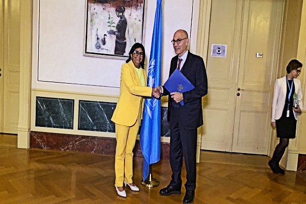 La Vicepresidenta se reunió con el nuevo Alto Comisionado para los Derechos humanos de la Organización de Naciones Unidas, Volker Türk.