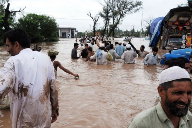 Inundaciones en Pakistán, en 2010