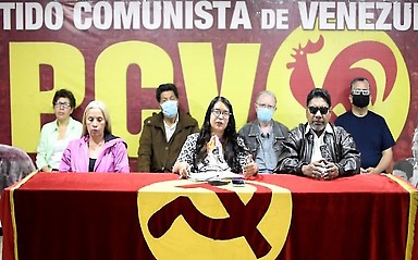 Jackeline López, vocera del Buró Político del PCV