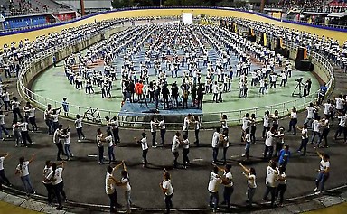Venezuela logra nuevo récord Guinness con la rueda de salsa casino más grande del mundo