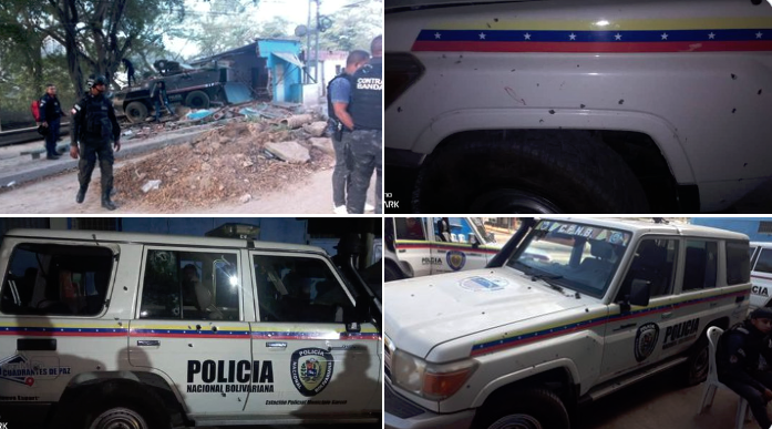 Bandas de antisociales atacan puestos policiales en Aragua