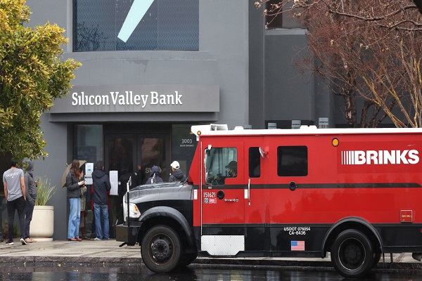 La sede cerrada de Silicon Valley Bank. Santa Clara, EEUU, el 10 de marzo de 2023.