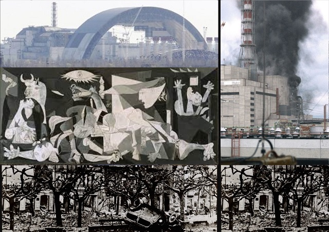 Para estas Efemérides del 26 de abril destacamos el bombardeo de Guernica en la Guerra Civil Española (1937) representado en el famoso cuadro de Picasso; el gravísimo accidente nuclear de Chernobil (Ucrania soviética, 1986). Resulta llamativo que es el Día del Pene y también Día de la Visibilidad Lésbica