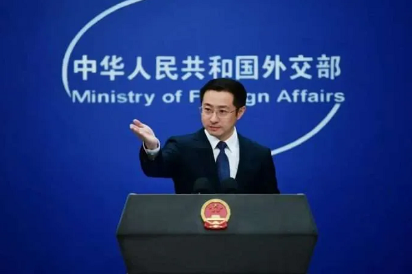 El portavoz del Ministerio de Asuntos Exteriores de China, Lin Jian.