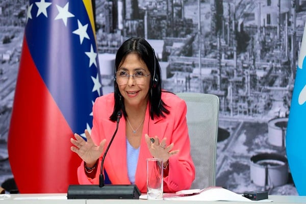 Vicepresidenta de la República y ministra de Petróleo, Delcy Rodríguez