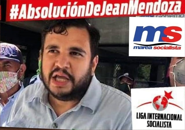 Jean Mendoza, Secretario General del SITRAEMAS (sindicato de los trabajadores de MASISA) y militante de Marea Socialista (participante en la LIS)