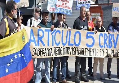 Protesta sindicalismo clasista venezolano