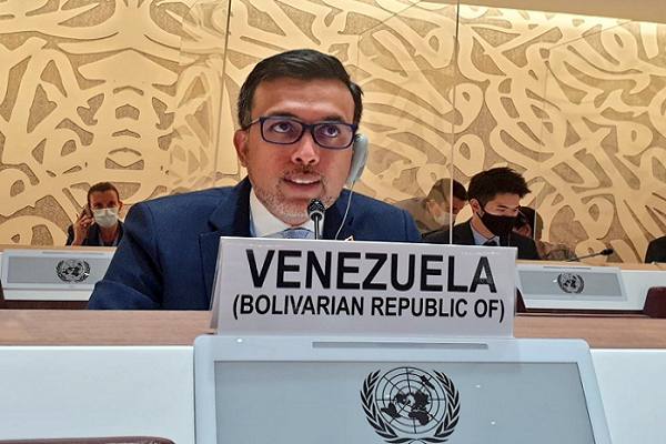 Hector Constant Rosales, jefe de la delegación de Venezuela y Representante Permanente ante la Corte Penal Internacional (CPI).