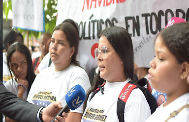 Madres de jóvenes detenidos