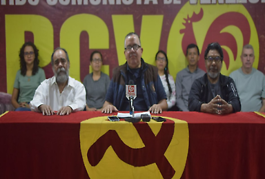Carlos Ojeda Falcón, miembro del Buró Político del Comité Central del PCV