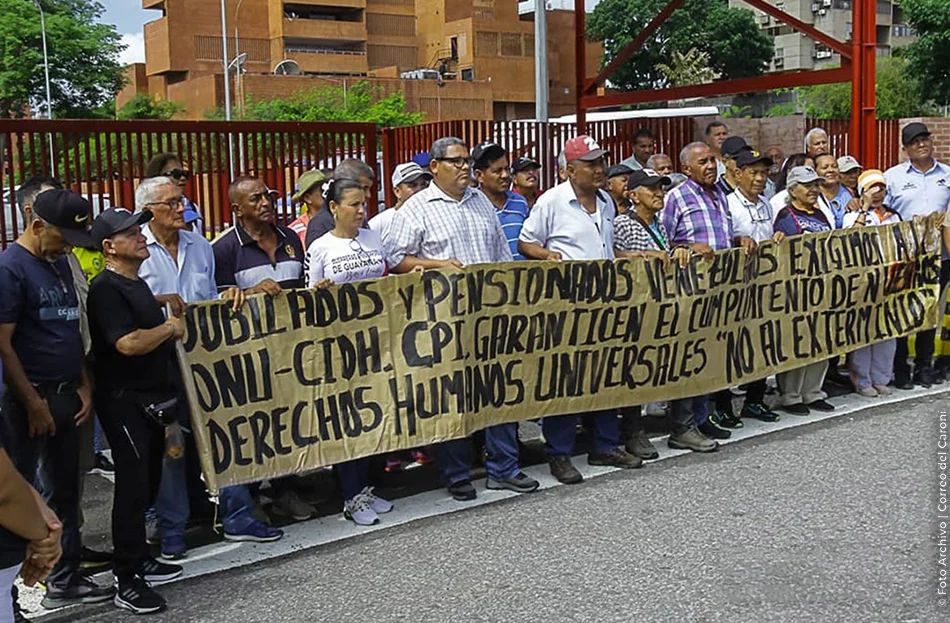 Protesta de jubilados y pensionados