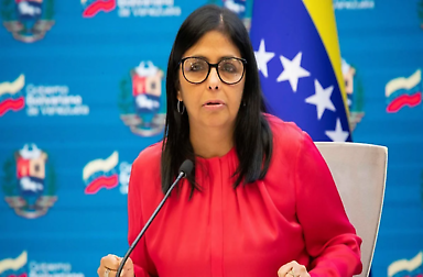 Delcy Rodríguez, vicepresidenta de Venezuela
