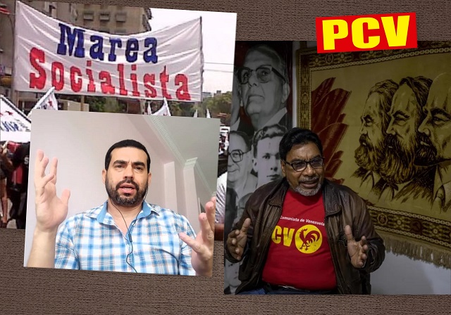 Dirigentes de Marea Socialista y del PCV-Dignidad felicitan a Aporrea por su 23 Aniversario