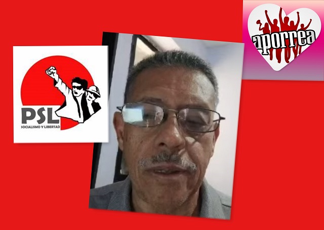 Miguel Angel Hernández, del Partido Socialismo y Libertad, felicita a Aporrea en su 23 Aniversario