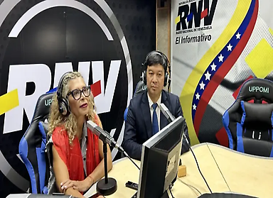 Isbemar Jiménez, presidenta de la estatal Radio Nacional de Venezuela (RNV)