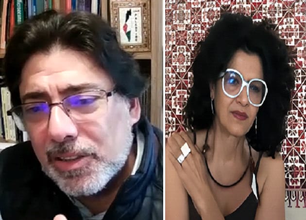 Daniel Jadue y Susana Khalil