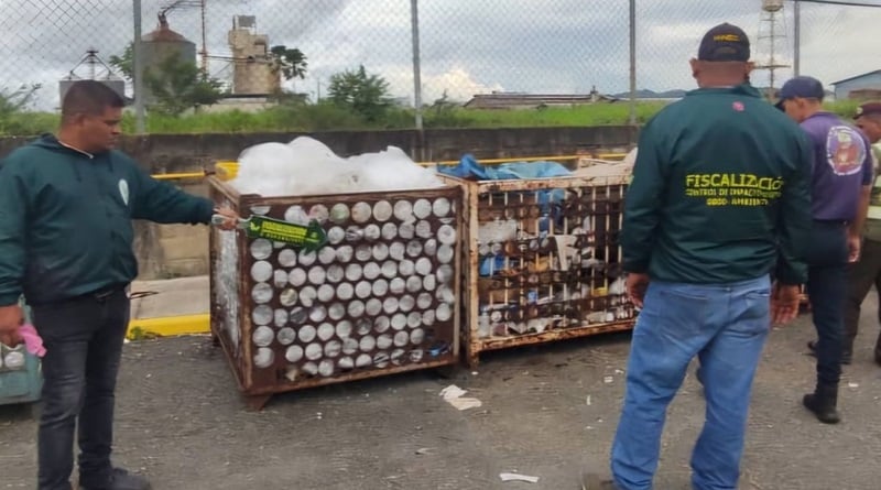 Un total de 9 mil 722,6 kilos de sustancias y materiales tóxicos fueron confiscados tras los operativos de Fiscalización Ambiental que realiza semanalmente el Ministerio para el Ecosocialismo en todo el territorio venezolano.