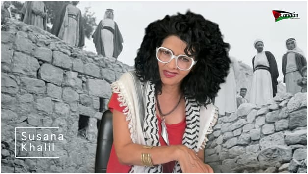 Susana Khalil en el programa "Palestina 11 mil años de Historia"