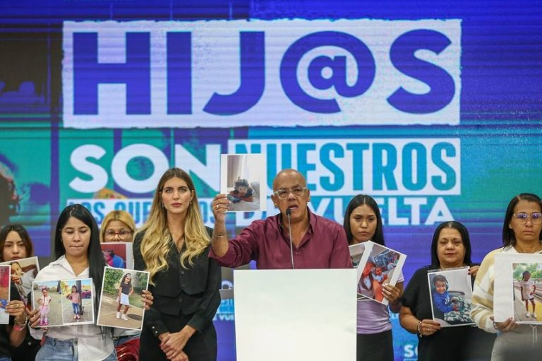 El Jefe del Comando Unificado de la Revolución Bolivariana, Jorge Rodríguez