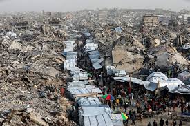 Gaza detruida por el estado de Israel