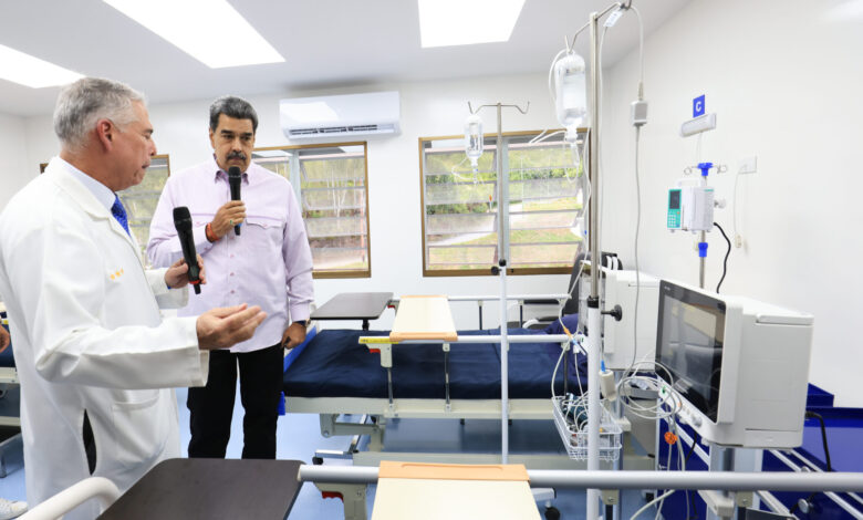El presidente Maduro informó que se hizo entrega de la Unidad de Recuperación Cardio Pulmonar Infantil, que está ubicada en el Hospital Militar Universitario «Dr. Carlos Arvelo», gracias a los convenios establecidos con el país persa.