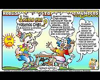 Caricatura de El Tano Yea...el robo de Citgo