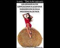 (Caricatura) Los Destrazos por Marquitos: La silla presidencial de la presidenta de Narnia la Sayona Maricori