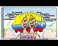 Caricatura de El Tano Yea: Venezuela y Colombia ¡Hermanas en las buenas y en las mejores..!